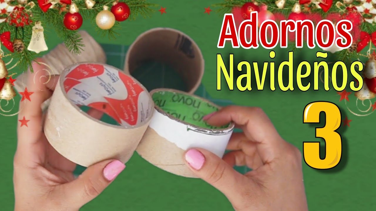 adornos navidenos reciclados