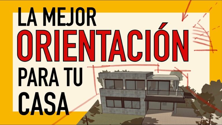 como escoger la mejor orientacion para tu vivienda