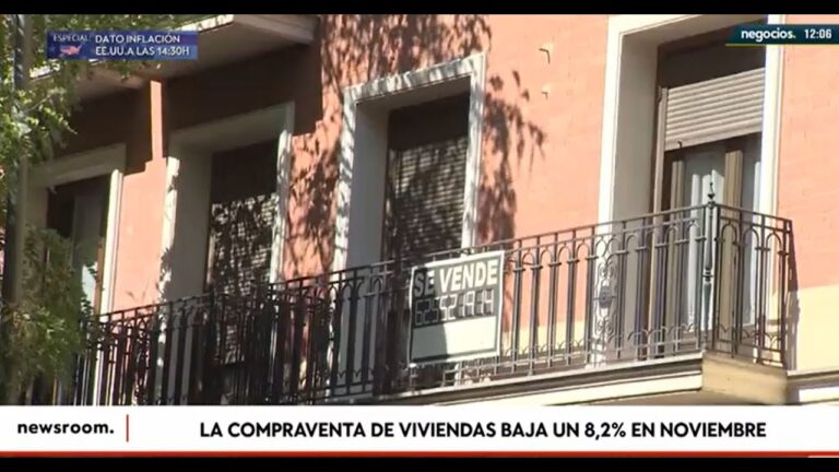 compraventas bajan en España