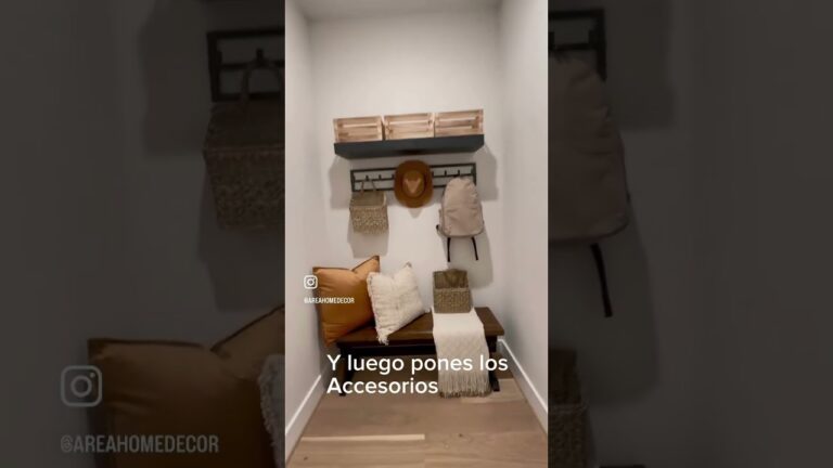 crear una mudroom