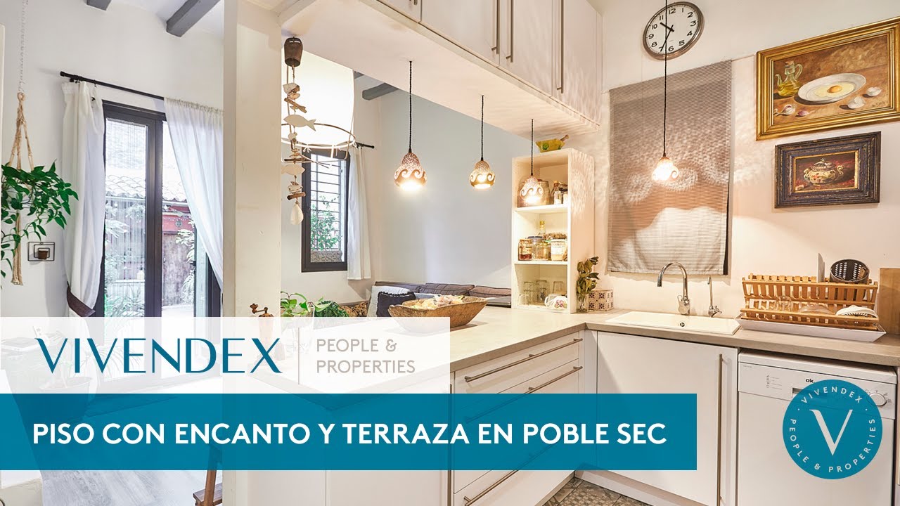 piso con terraza con encanto