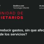 reducir gastos de la comunidad de propietarios