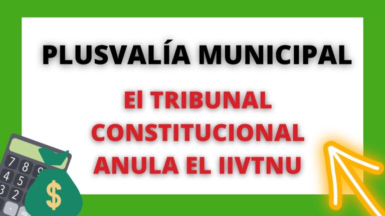 tribnunal constitucional anula plusvalia